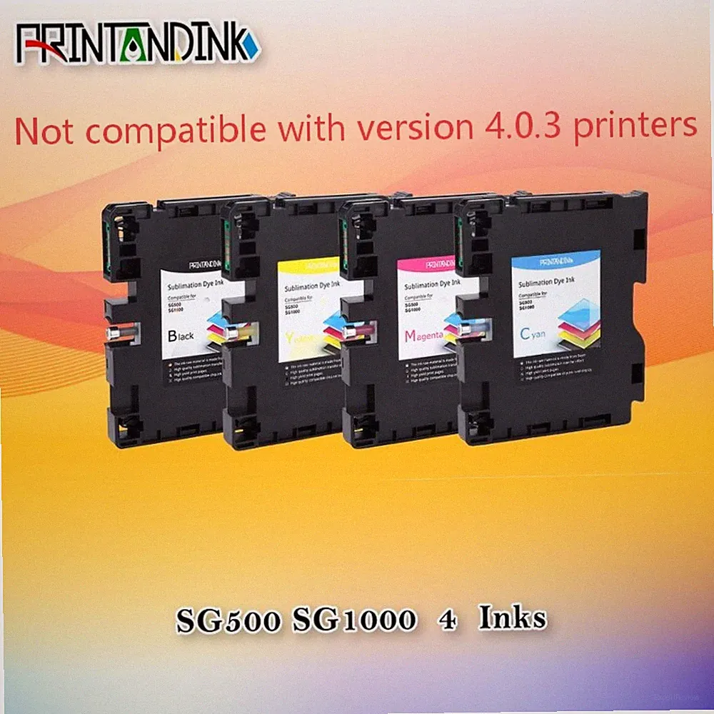 For Sawgrass Virtuoso SG500 SG1000 Ultra High Definition dye sublimation ink set