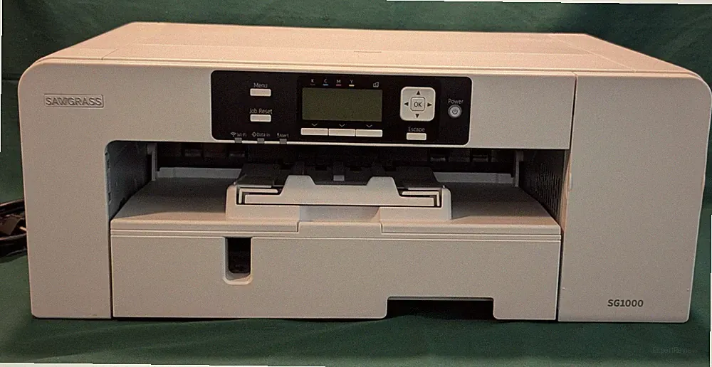 Sawgrass SG1000 Sublimation Printer w 1 Ink Cartridge 1 Pack of Paper & Vinyl
