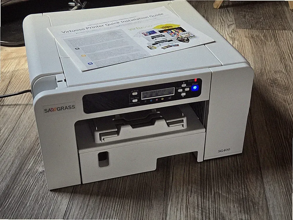 Sawgrass SG400 Sublimation Printer – Used – Works Great – Needs Ink Cartridges