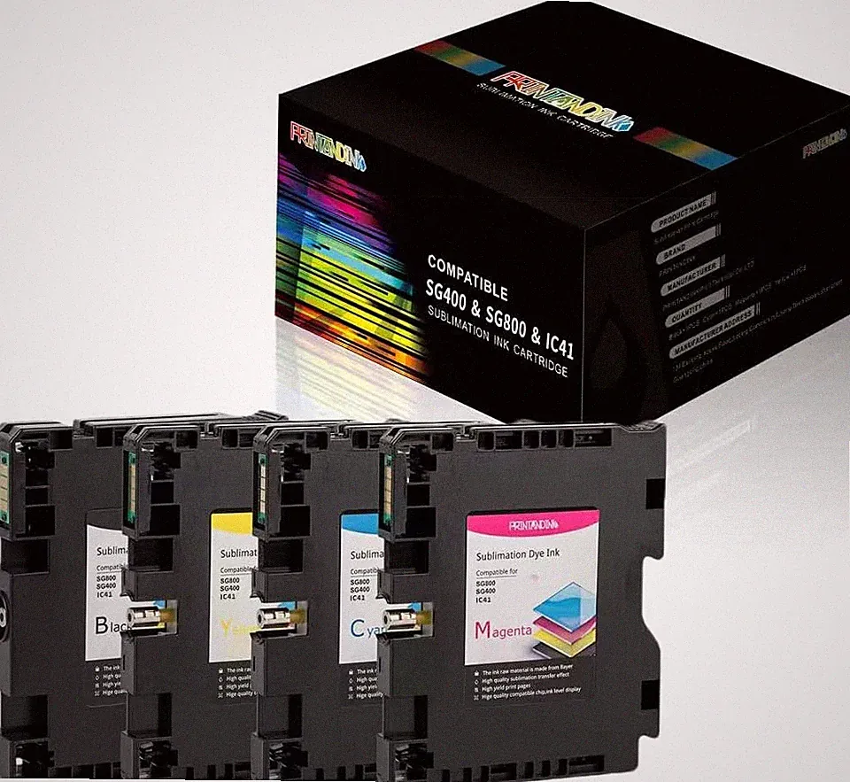 SG400 SG800 1 Set Sublimation Ink Cartridge for Sawgrass Virtuoso SG400/SG800