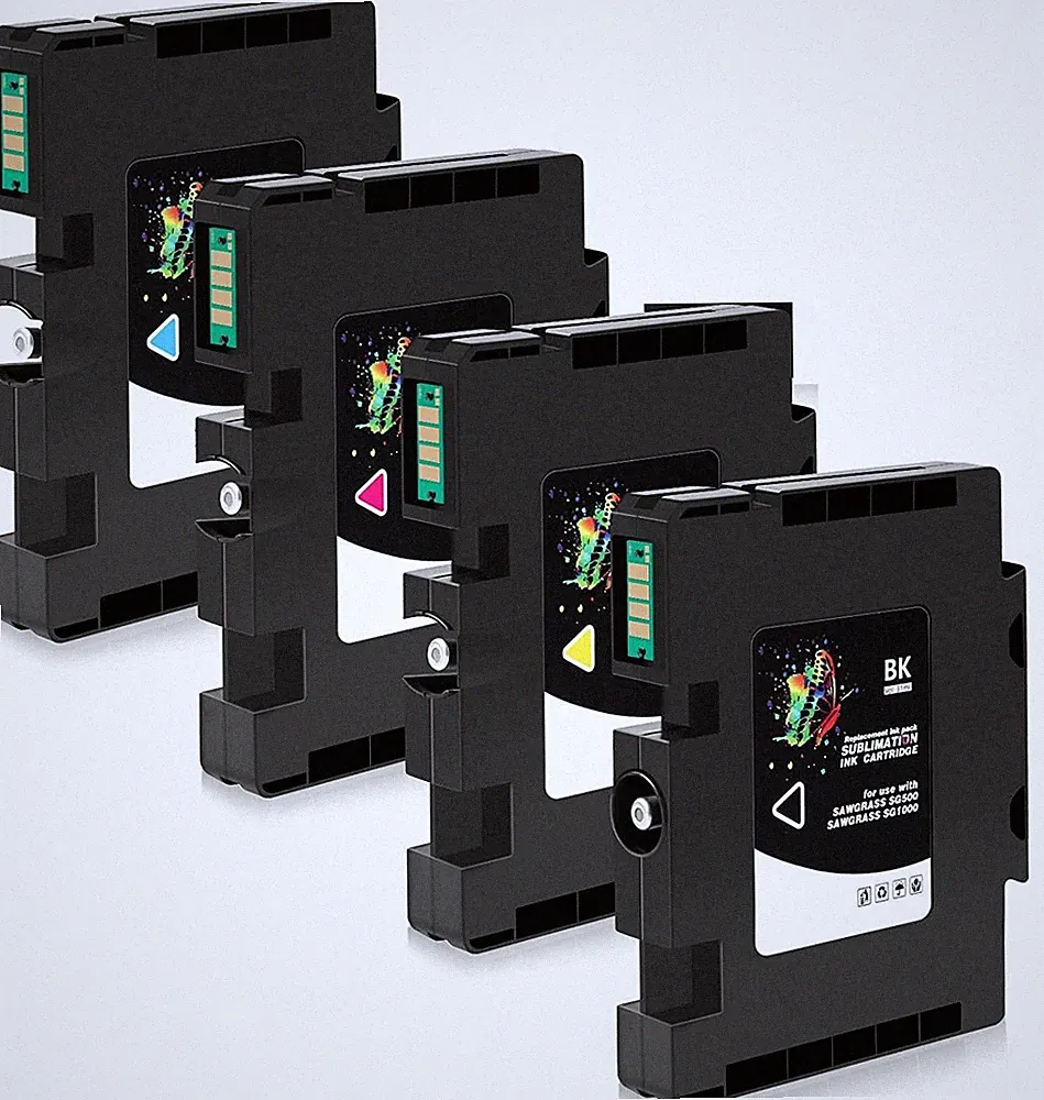Sublimation Ink Cartridge Compatible for Sawgrass SG500 SG1000 Printer New CHIP