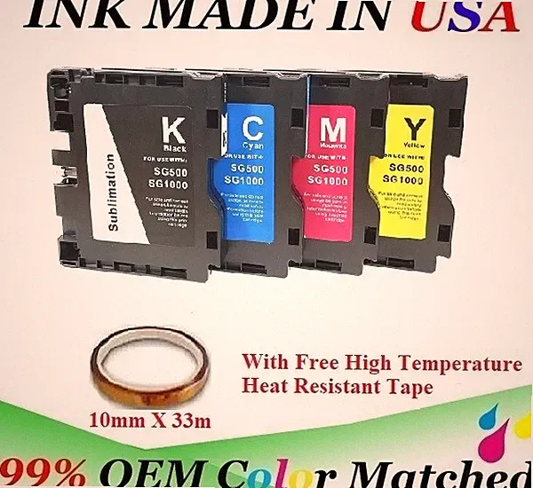 VC Sublimation Ink Cartridge for Sawgrass Virtuoso SG500 SG1000 with free Tape